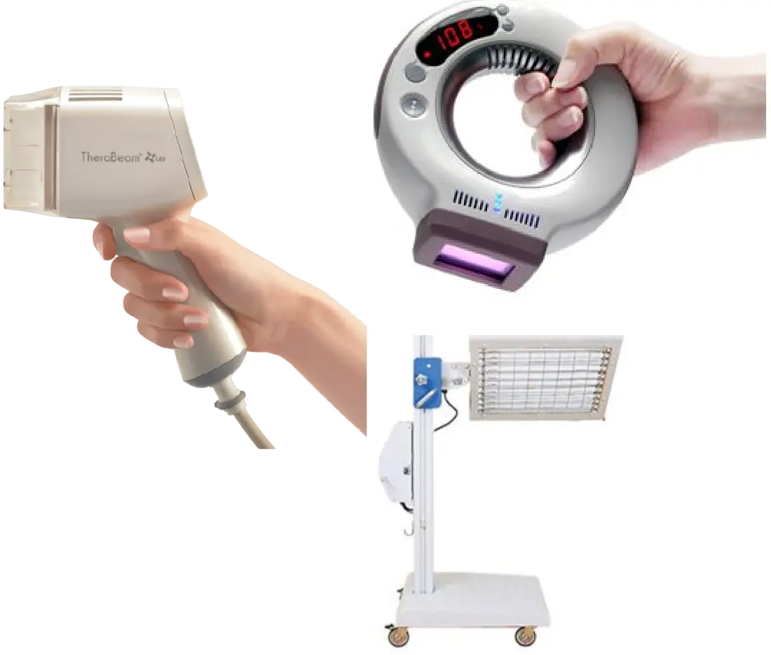 皮膚科で使用する光線療法機器